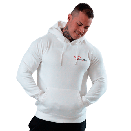 SWEAT À CAPUCHE IMPACT BLANC