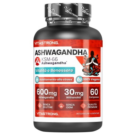 ASHWAGANDHA KSM-66® | Stress et Vitalité | Vitastrong